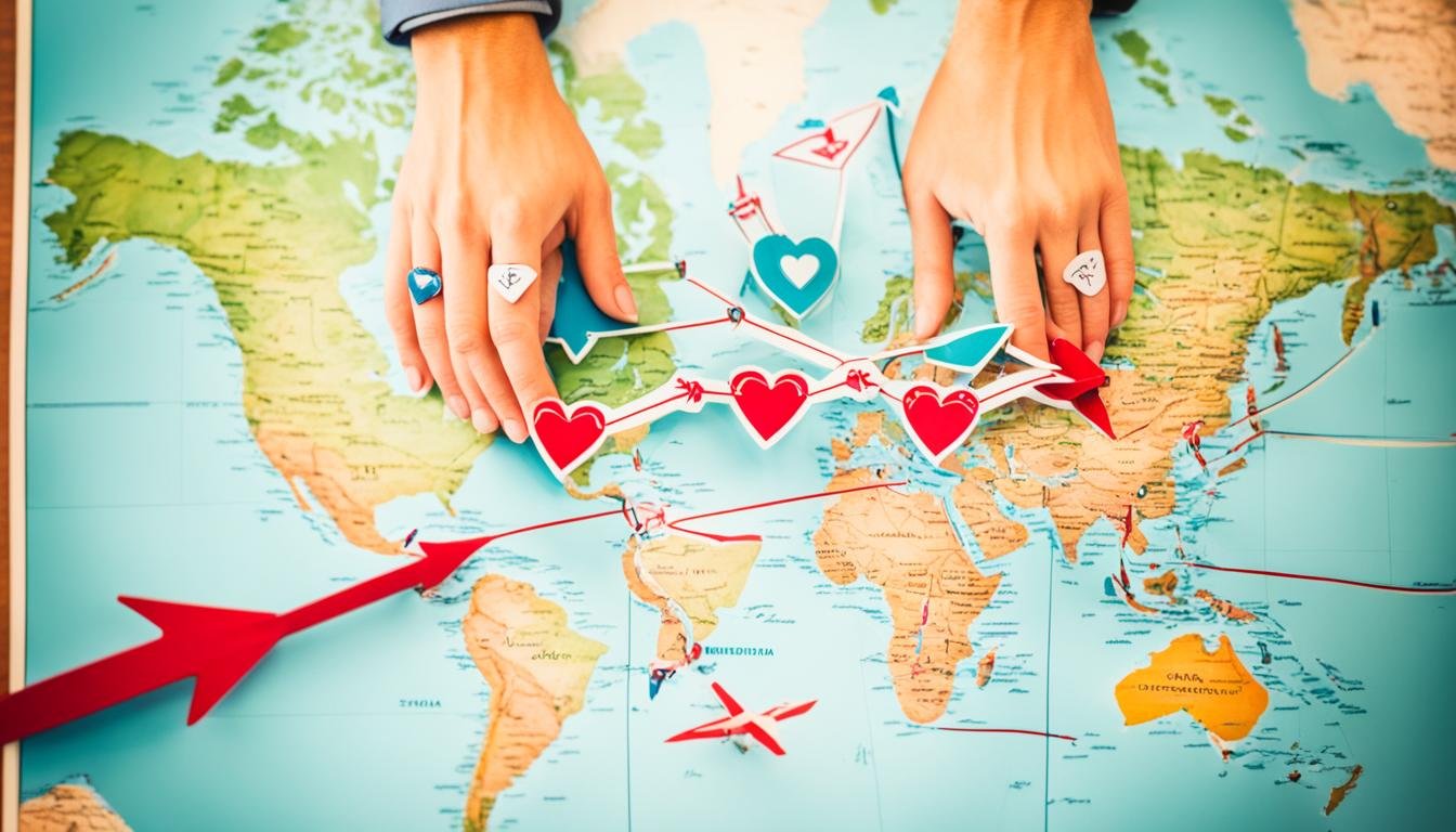 turn a long distance relationship into marriage