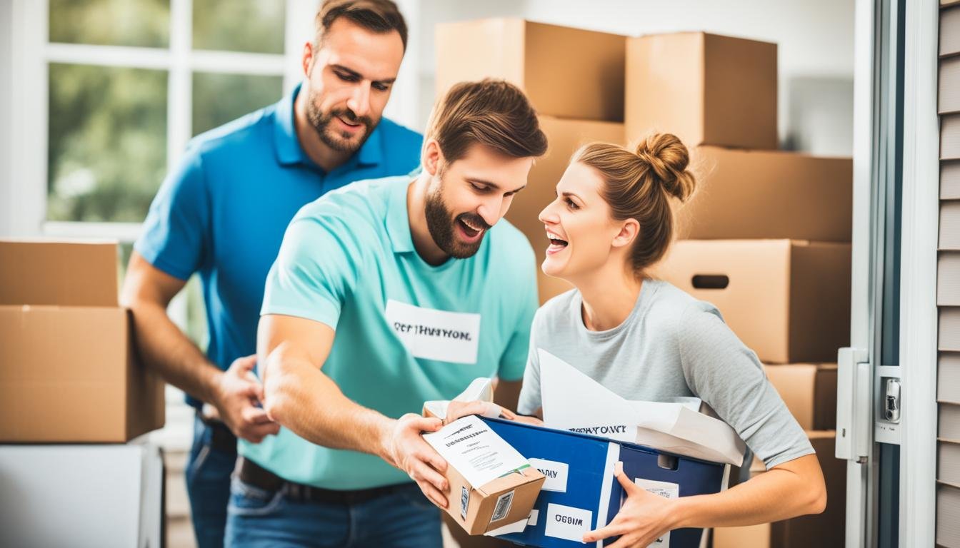 How can you show Acts of Service to someone who is moving or starting a new job?